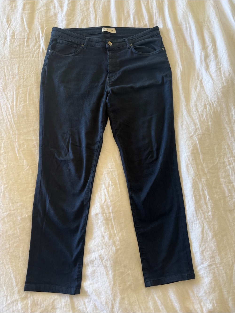 Rye Men's Dark Navy Straight-Leg Jeans